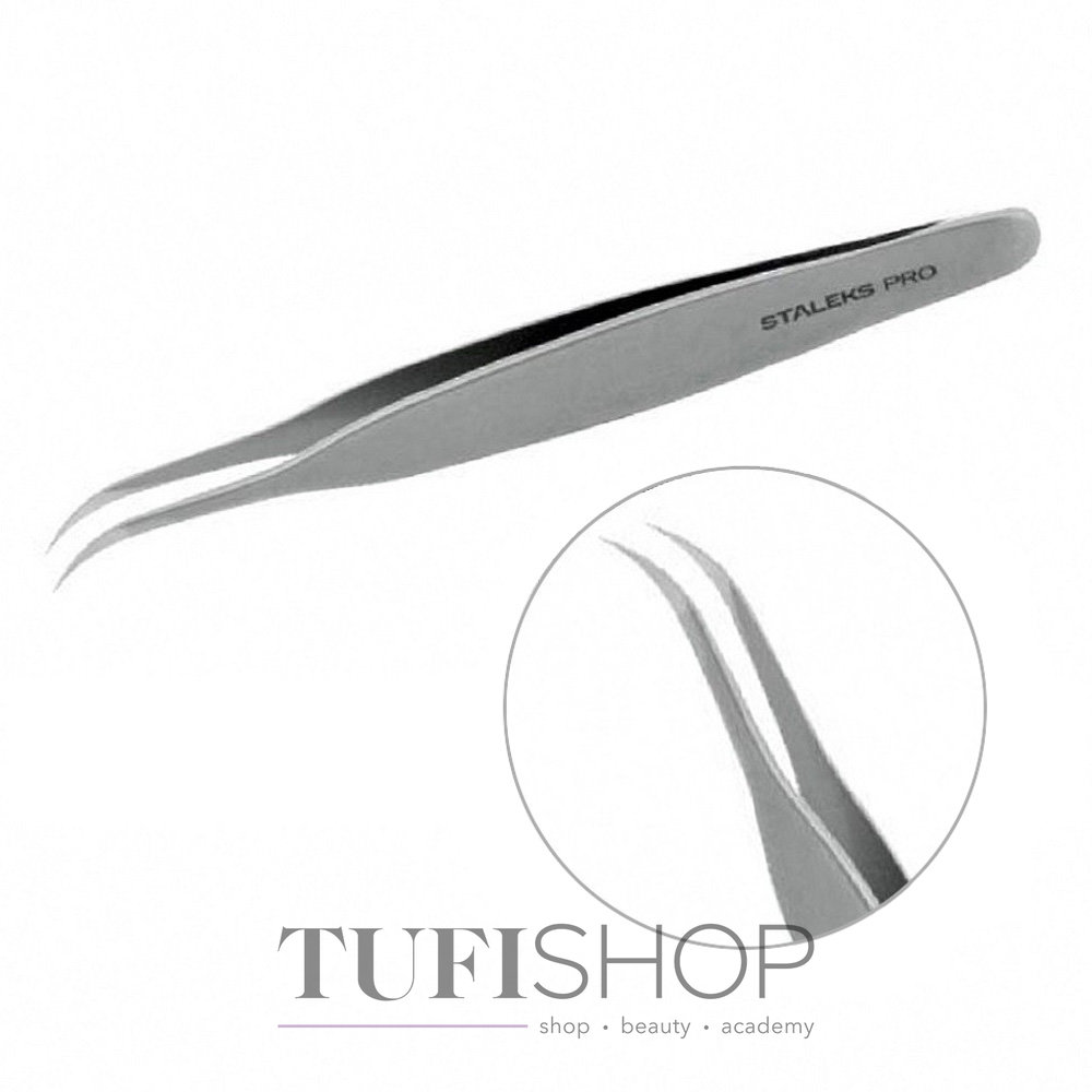 Staleks Professional Eyelash Tweezers Expert 40 Type 8 TE-40/8