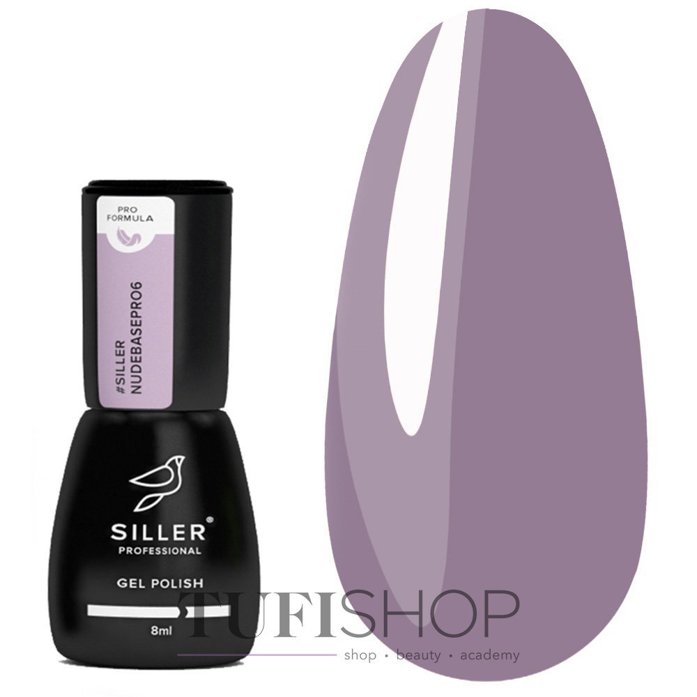 Color base SILLER Nude Pro №6 8 ml - buy base coat in Poland | Tufishop.com