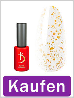 Матовый топ KODI Matte Top Coat Art 03 прозрачный с частицами