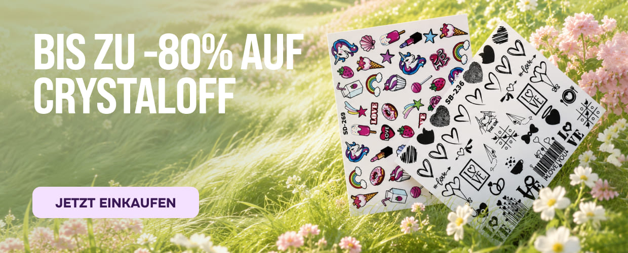 Aktion auf CRYSTALOFF Nagelsticker