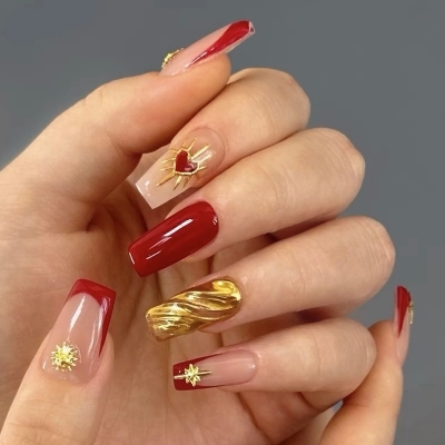 feurige nägel für widder