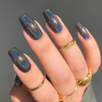 holografische nageldesigns