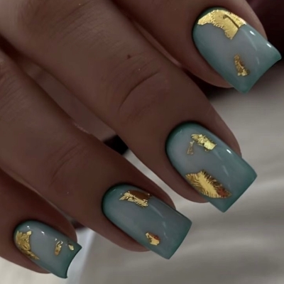 metallische effekte auf nägeln