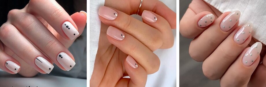Milky Nails Design