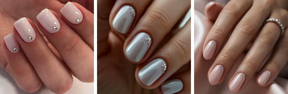 Milky White Nails