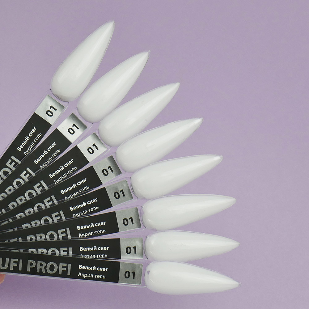 weiße Polygel-Palette