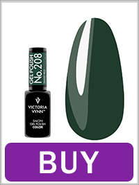 Gel Polish Victoria Vynn COLOR COVER 208 Grassy Field rich green 8ml