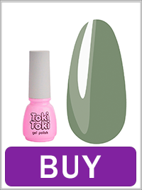 Gel Polish Toki-Toki Autumn Green AG01 khaki 5 ml