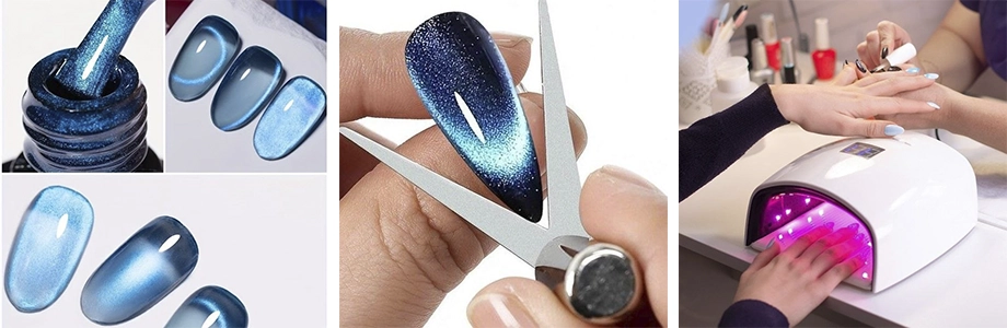 Cat Eye auf Nägeln Anleitung