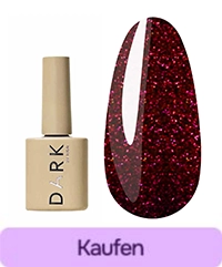 Dark Night Cat 10 Reflektierender Katzenaugen-Gel-Nagellack, Burgunderrot, 6 ml