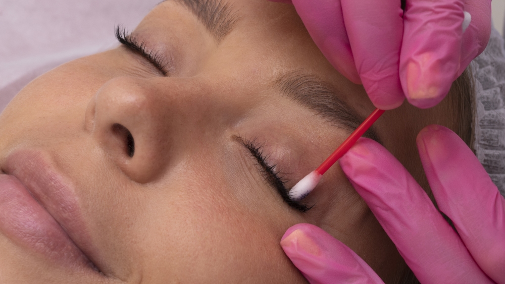 wimpernlaminierung vorher nachher