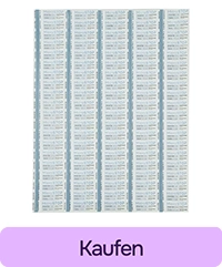 Zweifaktor-MicroSTOP-Indikatoren zur Sterilisationskontrolle, 100 Stück/Blatt