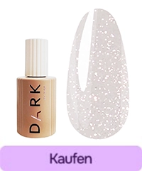 DARK PRO Base 61 transluzente rosa-milchige Base mit Schimmer, 15 ml