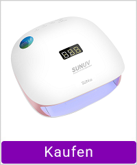 Maniküre-Lampe UV-LED SUNUV SUN 4S 48 W weiß-rosa (mit Quarzdioden, original)