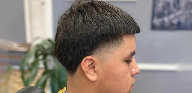 Mid Taper Fade Edgar Cut