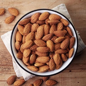 Bowl of almonds