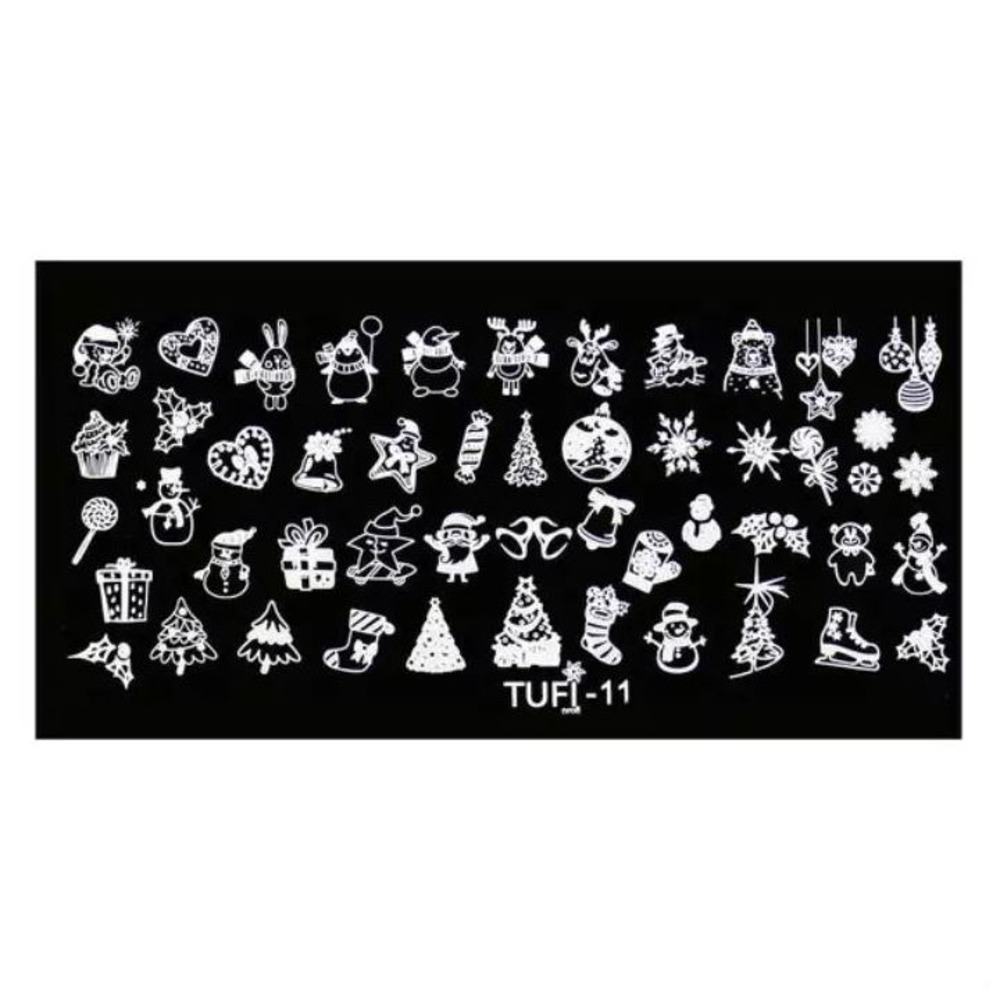 set of nail stamping plates